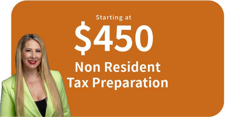 Tax Preparer Prices Non-Resident